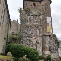 Church Église Saint-Pierre in the little village Saint-Pé-de-Bigorre
